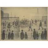 § Laurence Stephen Lowry R.A. (British 1887-1976): 'The Football Match', signed limited edition