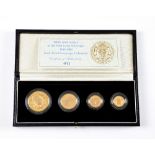 Royal mint issue, 500th anniversary of the first gold sovereign 1489 - 1989 gold proof sovereign