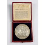 Queen Victoria, Golden Jubilee, 1887, the official silvered medal, by Sir J. E. Boehm and (