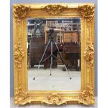 19th century style wall mirror 115cm x 90cm .