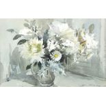 Edward Wesson 1910-1983, still-life of flowers, signed, watercolour, 31.5cm x 49cm,.