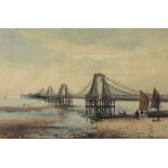 Arthur Willett (British, 1857-1918) Brighton Chain pier, watercolour, signed, 34cm x 52cm .