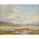 Robert Egginton (b. 1943), 'Broadford Bay, Skye', signed, oil on canvas, Alastair Kerr, Inverberg