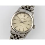 Rolex - a stainless steel manual wind gentleman's Oyster Speedking Precision wrist watch, silvered