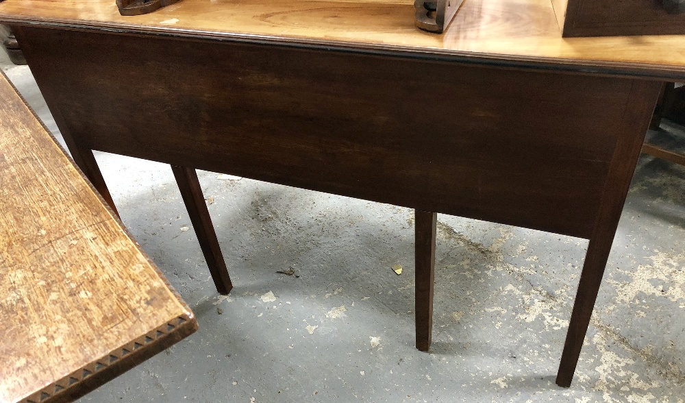 Cotswold School walnut kneehole desk, attributed to Peter Waals, six drawers, with octagonal - Image 5 of 5