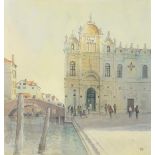 Paul Banning RI, RSMA, (Trinidadian/British, b.1934), 'Campo Giovanni Paolo Venice', signed,