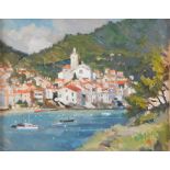 Paul Banning RI, RSMA, (Trinidadian/British, b.1934), 'Cadaques', signed, signed again verso, titled