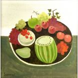 § Mary Fedden OBE RA LG (British, 1915-2012), 'Fruit', 2007, oil on canvas, signed and dated 07'