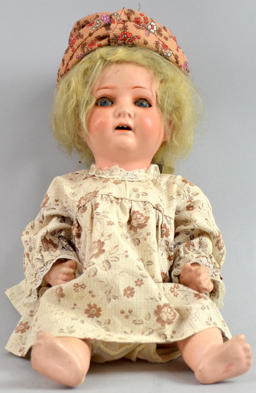 Heubach Koppelsdorf German China Doll, marked 320-2/0 Germany
