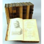 Euripides opera omnia ex editionibus praestantissimis fideliter recusa. 9 vols. 1821Provenance; A