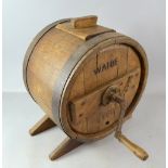 19th century pine potato cleaner by Waide of leeds , diameter 34cm .