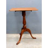 19th century walnut tripod table, 71cm height.Provenance: part of The Stephen Furniss Collection .