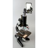 20th century microscope, by Watson & Barret, 'The Service', no.137943, 40 cm highProvenance; part of