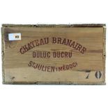 12 bottles of Chateau Branaire Ducru St Julien Medoc Bordeaux Red Wine. In unopened case (one