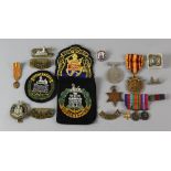 WWII medals to Lance Corporal Haig Marner 5727341 including Dunkerque medal and miniatures,