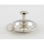 Victorian silver miniature chamberstick, by Saunders & Shepherd, Birmingham, 1900, 8.4g, 5.5cm