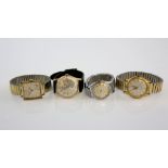 Excalibur 21 jewel incabloc gentleman's wrist watch , a Pierce 15 jewel steel cased wristwatch, a