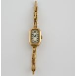 Rolco ladies watch, octagonal dial,with Arabic numerals, Swiss made 15 rubies mechanical movement,