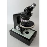 20th century microscope, by Watson, 'The Microsystem 70' no.200063, 42cm highProvenance; part of a
