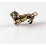 Continental silver Dachshund model, stamped 925, 5 cm wide, 38 gr. .