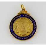 1930's enamel medal for The Press Advertisement Managers Association Limited, presented to the