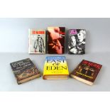 Six novels to include East of Eden by Steinbeck (1952), Doll by Ed McBain (1966), The Big Heat by