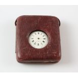 18th century single Fusee pocket watch with white enamelled dial and subsidary seconds dial, lacks
