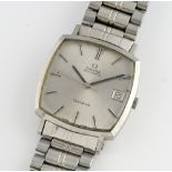 Omega gentleman's stainless steel automatic calendar bracelet watch reference: 162.0052, the