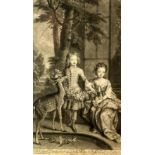 Lionel Sackville, later 1st Duke of Dorset (1688-1765) and his sister Lady Mary Sackville, later