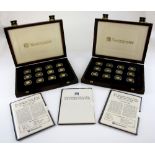 World's Smallest Gold Coins, a collection of 48 miniature gold coins from various countries in two
