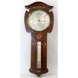 Art Nouveau style aneroid barometer made for Chadburns Opticians Liverpool 72 cm