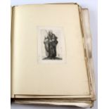 Collection of antique prints to include examples after Rembrandt and Albrecht Durer .