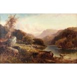 John Symon landscape, oil on canvas, signed 40 x 59 cm .