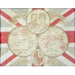 George V 25th anniversary (1910 - 1935) commemorative flag..