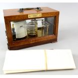 Early 20th century barograph, G. Bateman & Co. Ltd., 23cm x 12cm x 15cm