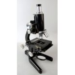 Mid 20th century microscope., by Watson London, 'The Service I' no.116528, 40 cm highProvenance;