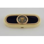 In memory of the 2nd Viscount Palmerston, memorial box in ivory, gold and enamel , inscribed and