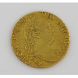 George III gold guinea 1786 .