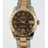 Lady's Rolex Oyster Perpetual datejust 31 wristwatch reference 178341,in stainless steel case the