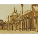 Derek W. Sallis Benney, A.R.C.A., F.S.S The Royal Pavilion, Brighton, ink and wash, signed, 29cm x