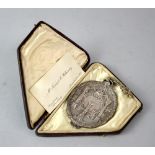 William IV masonic silver medal St Mary's Lodge, No 76, in record of his Exertions in reviving &