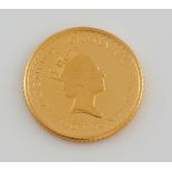 1988 Britannia 1/10 oz gold proof coin.
