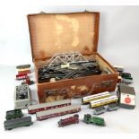 Hornby Tri ang 00 Loco n8751 and another in maroon livery, passenger carriages and a quantity of