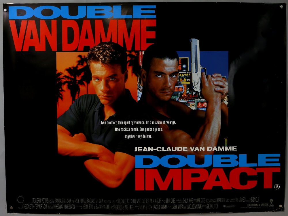 50 British Quad film posters including Desperado, Kickboxer, Double Impact, Fahrenheit 9/11, Bowling - Image 2 of 2