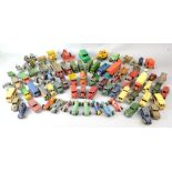 Collection of playworn Dinky die cast models