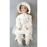 19th century German bisque headed doll by Simon and Halbig number 914 / 9, 73cm