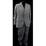 † The Benny Hill Show (1969 -1989) A two piece grey suit made for Benny Hill circa 1970's on the