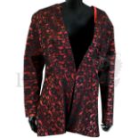 † The Dick Emery Show (1963 -1981) A floral patterned lace covered red satin jacket with interior