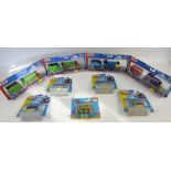 Nine Fisher Price Thomas the Tank Engine 'Trackmaster' and 'Take-n-Play' models, boxed as new. (9)