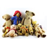 Collection of to 11 teddy bears include Merry-Thought .